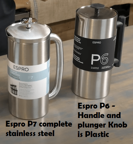 Espro P6 vs P7 - Design