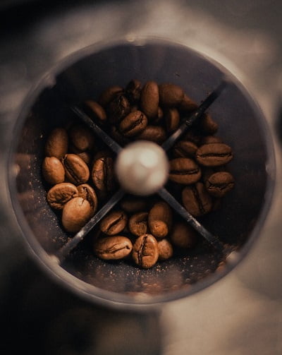 grind the coffee beans