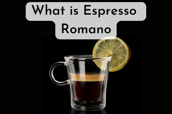 What Is Cafe Romano | Espresso With Lemon