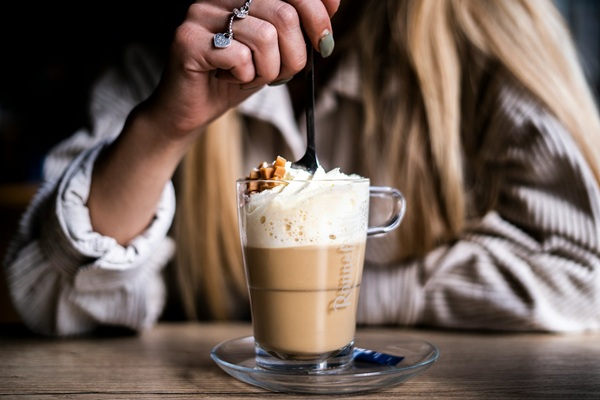 Heavy Whipping Cream in Coffee