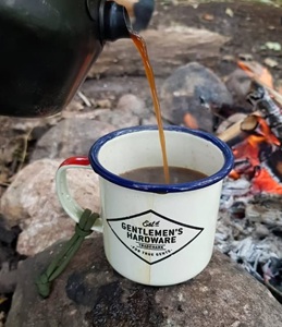 Pouring Cowboy Coffee