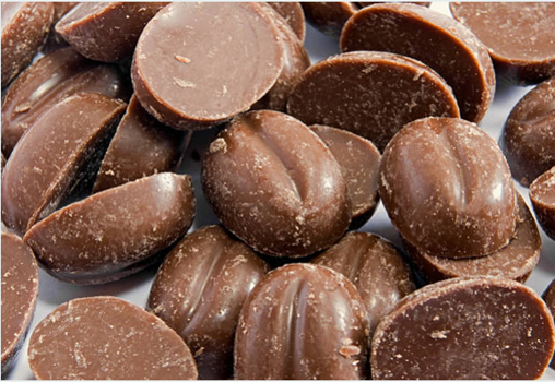 chocolate-flavored coffee beans